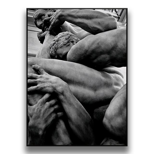 Michelangelo Skulptur Kunst Malerei Poster Dekoration Malerei modern Körper Skulptur Kunst Malerei Haus Wohnzimmer Dekoration