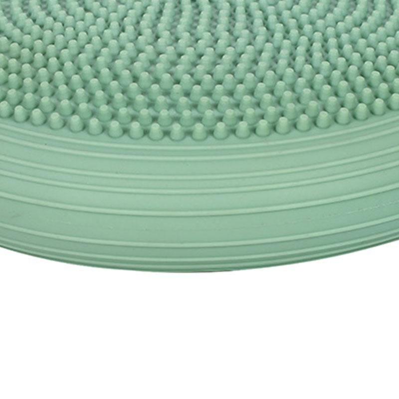 Wiggle Cushion Inflated Flexible Thick Portable Core Strength Balance Disc for Kids Adults Green