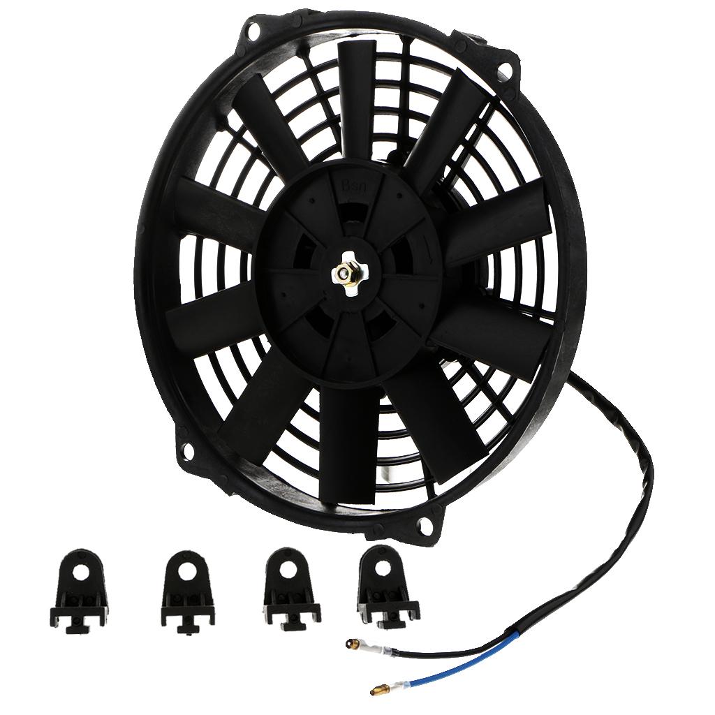 1 Volt 80W Cooling Fan for Dirt Bike ATV Buggy Cars, Trucks