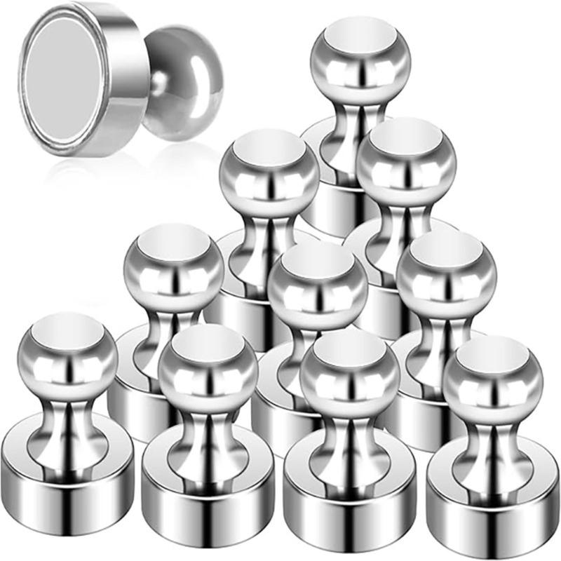 Refrigerator Magnets Fridge Magnets Mini Strong Magnets for Whiteboard Magnetic Push Pin Classroom Kitchen Accessories