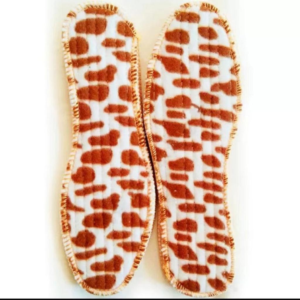 5 Pairs, Cotton Insoles, Warm, Cold Proof, Sweat Absorbing, Thick Insoles, Sports Insoles, Felt Insoles