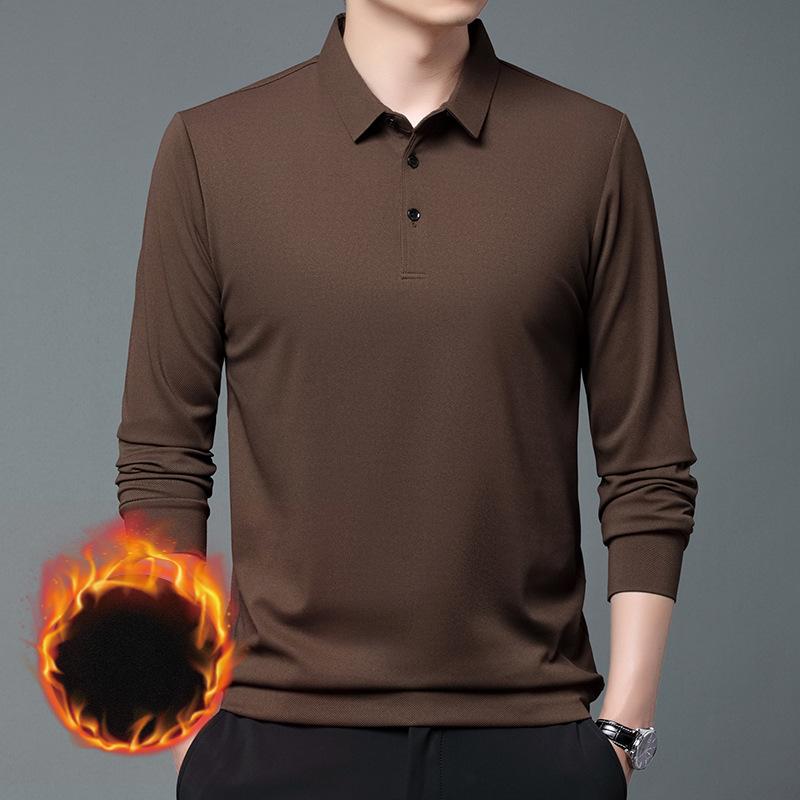 Winterpolo Men s Lapel Collar Long Sleeve T-Shirt M