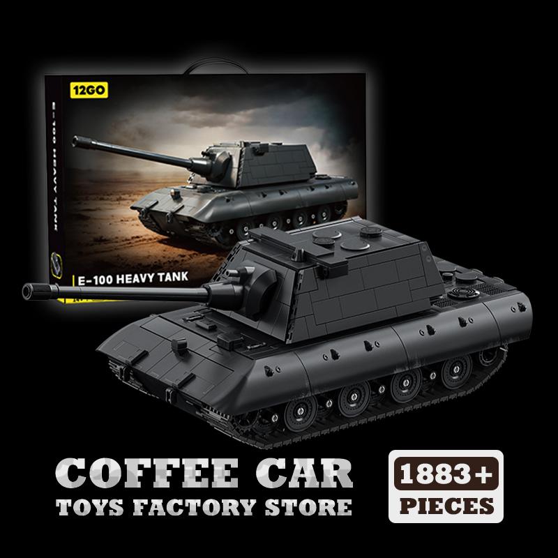 Klasiskais E100 Smagais Tanks Ķieģeļu Puzles