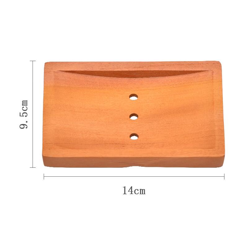 Draining Wood Soap Dish - 2 Pack