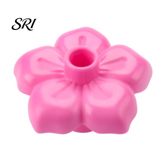 Mini Building Block Toy Tree Cactus Leaf Flower Bush Greenery Plants Construction Brick Replacement Compatible with Classic Blocks Builders