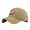 New Trendy American Flag Patch Breathable Mesh Classic Baseball Caps Unisex Fashion Casual Cotton Running Hiking Sports Sun Hat