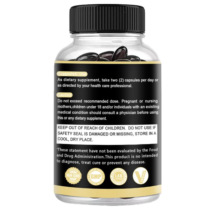 Maca Wortelextract Voedingssupplement, Met Zwarte Peper Extract, 120 Softgels Per Fles