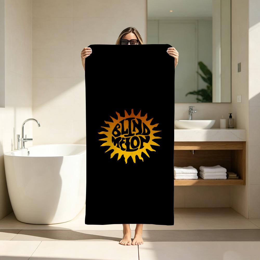 Rock Bands LOGO B-BlindS MelonS Towel ultra-fine fiber quick drying absorbent bath towel, outdoor swimming sports towel