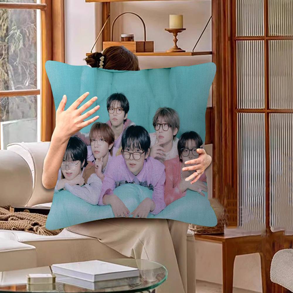 Boyband N-NCT Wish Sänger Ahorn Design Kissenbezug Glückliche Herbsternte Dekoration Feiertagsdekoration Kissenbezug
