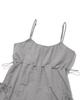 WACKY WILLY Women'S Nylon Bustier Dress Grey