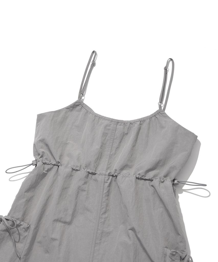 WACKY WILLY Women'S Nylon Bustier Dress Grey
