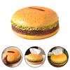 Bread Model Tissue Box Hamburger Tissue Box Decorative Organizer High Durability Realistic Design Versatile Color