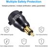 Motorcycle Type C + USB Power Socket Charger Waterproof For BMW DIN Plug Adapter