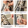 1 Paar Premium Metall-Kapsel-Schnallenverbinder Langlebige Faule Schnellbinder Schnürsenkelteile Für Lässige Sneaker Schuhe