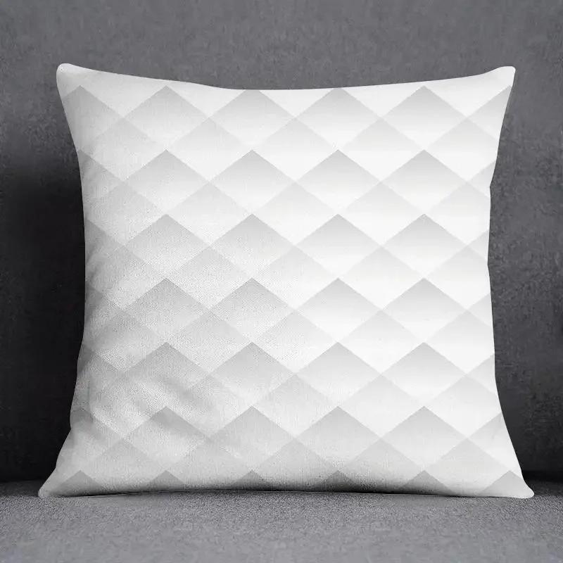 Geometrische Blumen und Pflanzen Serie Muster Heimdekoration Kissenbezug Quadratischer Kissenbezug Heim Büro Kissenbezug
