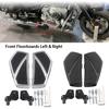 Motorcycle Chrome Driver Floorboards Pedal Rider Footboard Wide Footpegs Front Footrests For BMW R18 Classic R18 100 Years 2020+