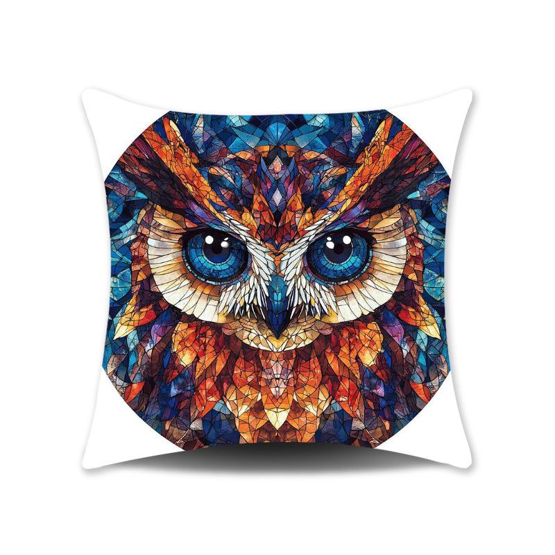 Moda Padrão Elefante Borboleta Capa de Almofada para Quarto Estampada Decoração de Casa Almofada Almofada de Sofá Capa de Almofada Presente