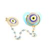 Popular Evil Eye Pacifier Set with Anti-Drop Chain for Babies