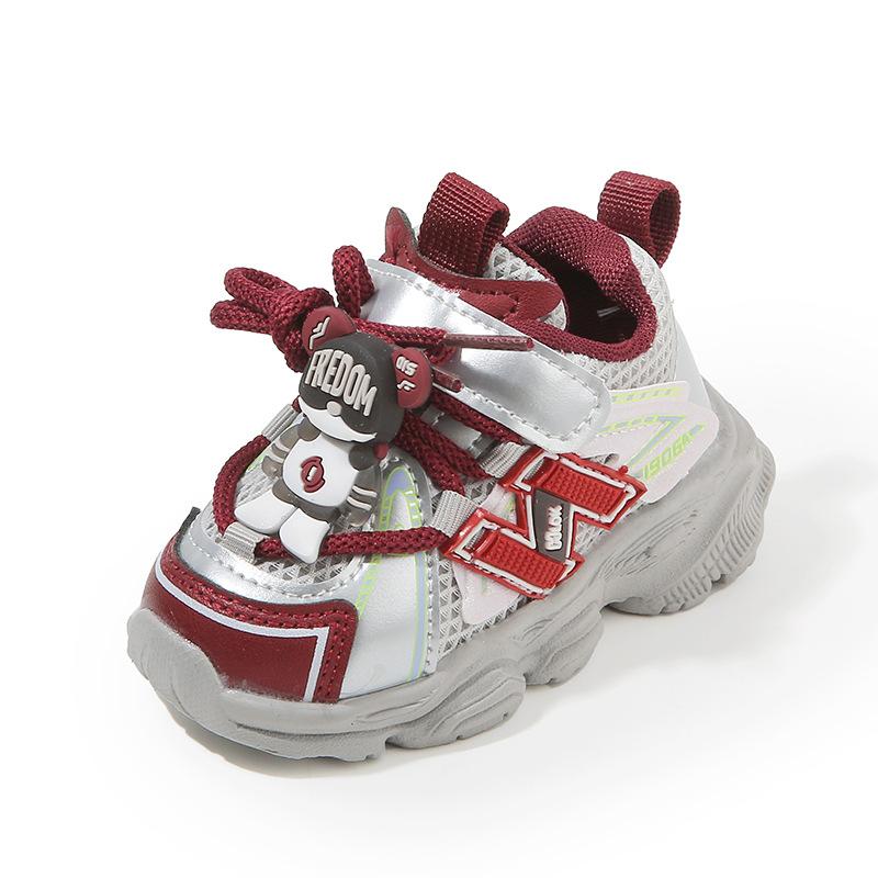 Children's sports shoes dad shoes autumn and winter new baby toddler shoes lightweight non-slip kindergarten shoes for men and women