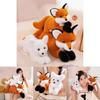 Adorable Fox Plush Pillow For Sofa And Bed Decorative Cushion Soft Stuffed Toy