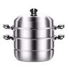 Yunshuang 304 Stainless Steel 3-Layer Steamer Pot