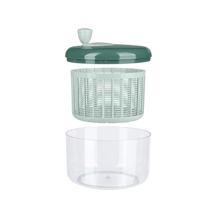 Essoreuse à salade - LIVOO - MEN433 - 3,5 L - Essorage manuel - Couvercle avec égouttoir - Compatible lave-vaisselle