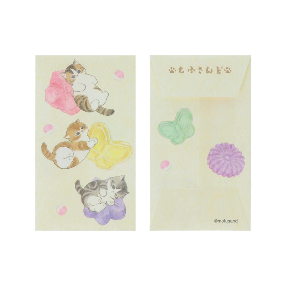 Stationery mofusand Small Bean Wasanbon S2168146 Sun-Star Envelopes, Envelopes, Sugar,