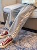 2023 Girls' Plus Velvet Sweatpants: New Autumn/Winter Casual Cuffed Trousers for Middle and Large Children.