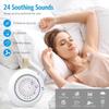 White Noise Machine, Portable Sound Machine for Baby Adult with Volume Control and Timing, 24 Soothing Sound, Noise Canceling for Sleeping,