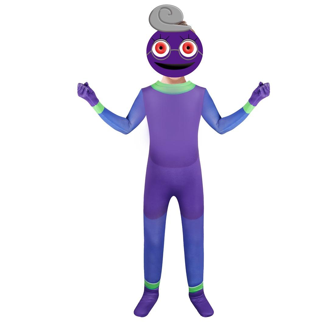 

Костюм для косплея Poppy Playtime Kids Poppy Grandma Комбинезон Маска Костюм Хэллоуин 120