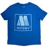Motown Records Vintage Logo T-Shirt Blue New Unisex T-Shirt
