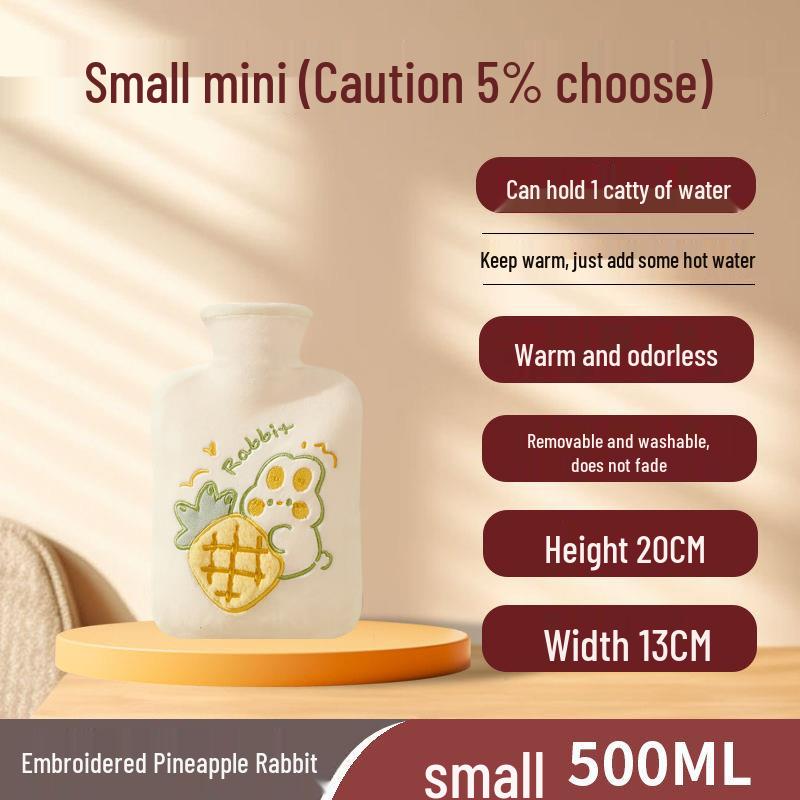 

Вибухобезпечна грілка з милим плюшевим чохлом - Ідеально для живота та тепла в ліжку