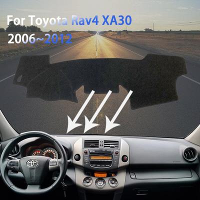 לטויוטה Rav4 XA30 2006~2012 2007 2008 RAV 4 XA30 כיסוי לוח מחוונים אוטומטי מחצלת שטיח עמיד לאבק שמשייה מונע החלקה לרכב