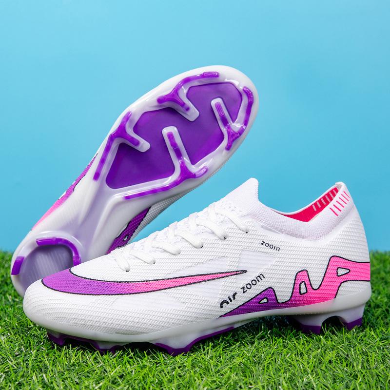 New Low-top Men's and Women's Football Shoes Long Nails TF Broken Nails Competition Training Shoes Men's and Women's Adult Sports Football Shoes
