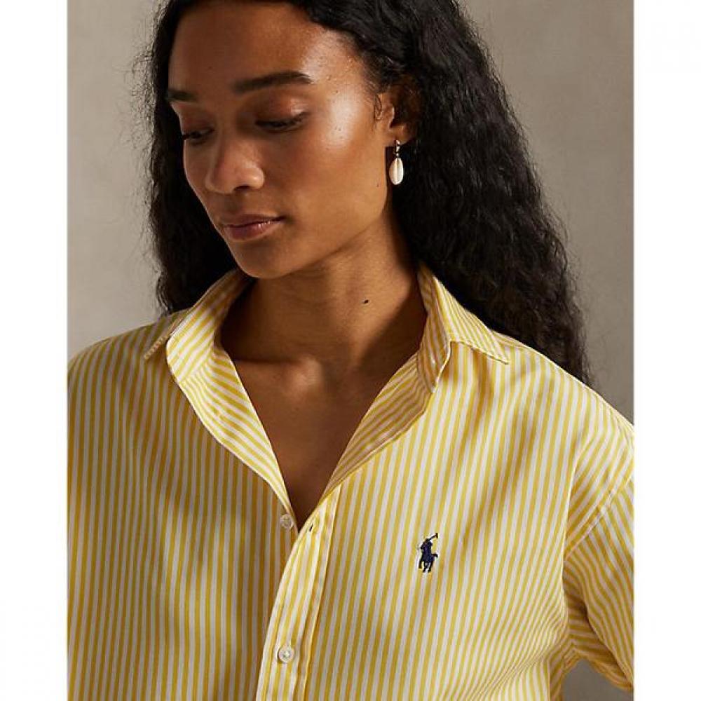 Polo Ralph Lauren Women S Relaxed Fit Stripe Cotton Shirt  wmpoShtndn20299700 