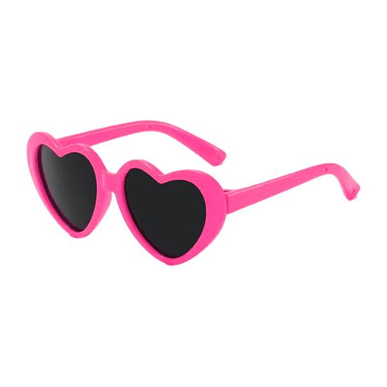 Heart Sunglasses for Dolls, Cute Pet Glasses for Stuffed Animals, Dress Up Accessories for Porch Goose Statue, Toy Eyewear for Kids