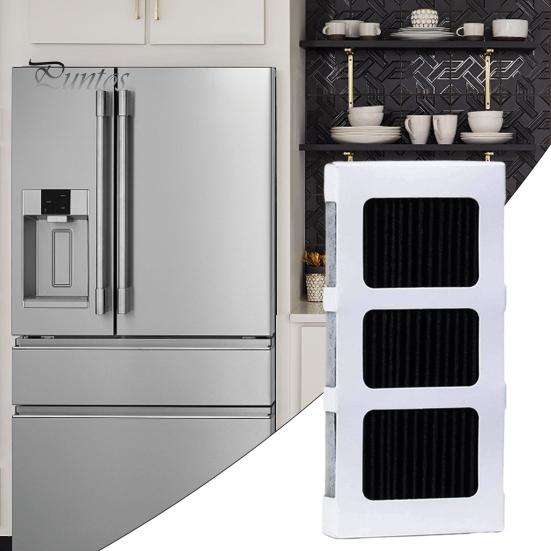 

4 шт. Заміна фільтра холодильника Супер майстерність Просте встановлення Ефективні деталі повітряного фільтра з активованим вугіллям білий