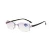 Multifocal Reading Glasses Women,Man Bifocal Presbyopia Eyeglasses,Blue Light Blocking Glasses With Diopters Plus +1.5 2.0