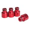 AA92-4PCS Fuel Injector Adapters Hat Fuel Nozzle Spacers Extenders Car Top Cap Accessories For B16 B18 D16Z D16Y