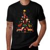 Funny Dachshund Christmas Tree Shirt Ornaunisext Decor Gift Tshirt Casual Streetwear Short Sleeve Tee