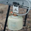 Camping Canister Hanger Clip Metal Gas Canister Hanging Hook Butane Fuel Gas Tank Hanger Camping Accessories Silver Black