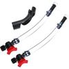 Fuel Filler Jug Hose with Ball Valve Shut Hose Kit for Fuel for Jegs Jugs for LC2 Jugs for Scribner Fuel Jugs Fuel Container Fuel Tank with Hose