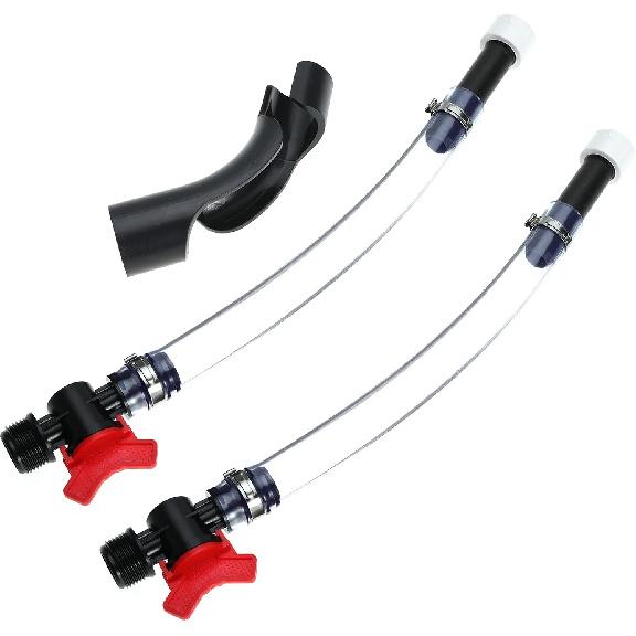 Fuel Filler Jug Hose with Ball Valve Shut Hose Kit for Fuel for Jegs Jugs for LC2 Jugs for Scribner Fuel Jugs Fuel Container Fuel Tank with Hose