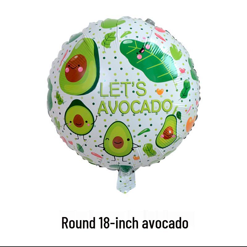 Fruit & Veggie Shaped Foil Balloons - Party Decor & Photo Props for Birthdays and Events