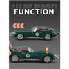 NEW 1/24 Jaguars E-Type Alloy Car Model Sound and Light Pull Back Children's Toy Collectibles Birthday Gift