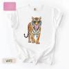 Tiger Comfort Colors Shirt Cute Animal Print Tee Harajuku Fashion Tiger Graphic T Shirts Unisex Streetwear Gift Cotton TShirt