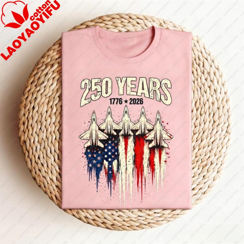 Independence Day Anniversary TShirt Patriotic Jet Fighter Independence Day Harajuku Women Clothing Y2k Top Graphic T Shirts S