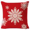 New Christmas Pillow Cover Four-piece Set Pillow Cushion Office Lumbar Backrest Decorative Backrest