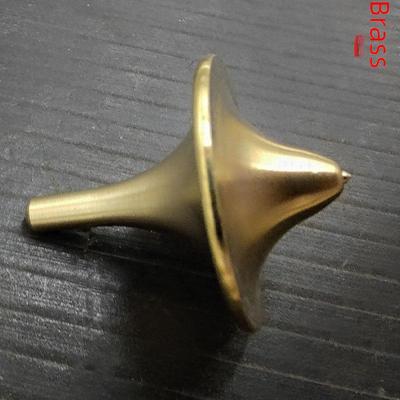 Brass Cyclone Fidget Gyroscope: Resistance-Free Craft for Ages 5-70
