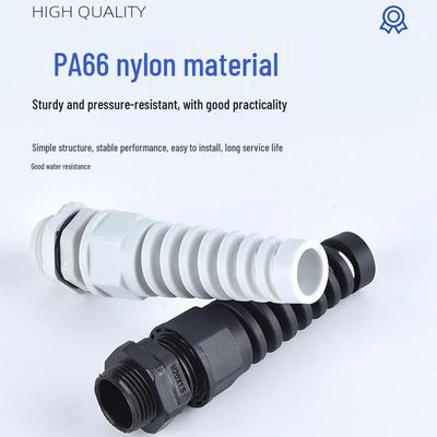 Extra-Long PG/M Nylon Anti-Kink Cable Gland: Torsion-Resistant, Pull-Out Proof